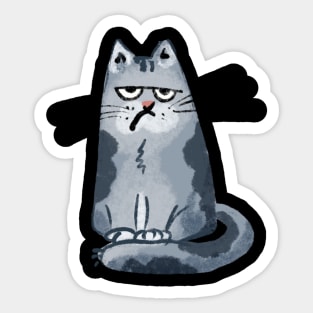 Sad cat Sticker